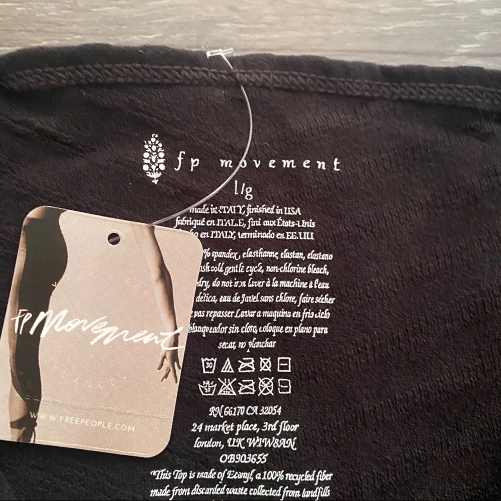 NWT Free People Econyl Gone Adrift Long Sleeve Top